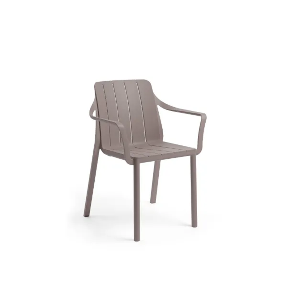 Tiberina Armchair, стул с подлокотником (tortora/тортора)