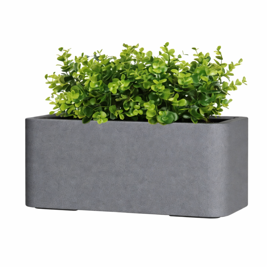 Кашпо CONCRETIKA БАЛКОНЕРА 40x22x18 (АРКТИК ГРЕЙ)