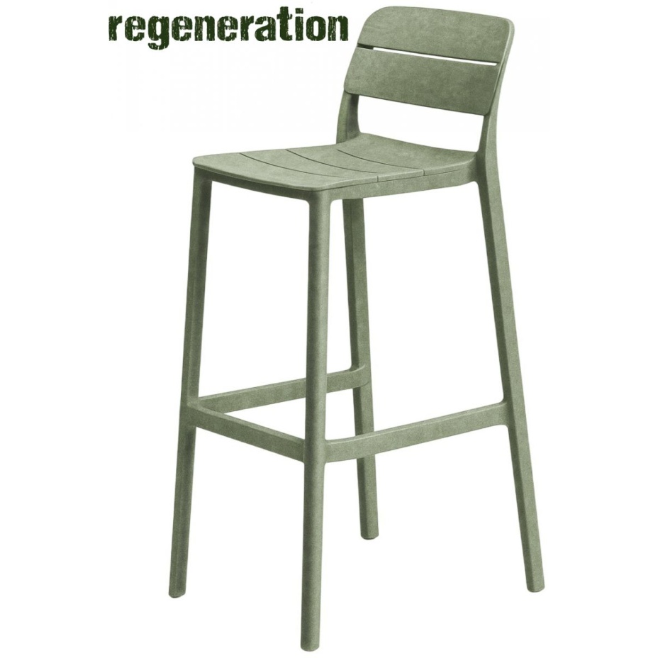 CASSIA STOOL, стул барный пластиковый (cactus/кактус)