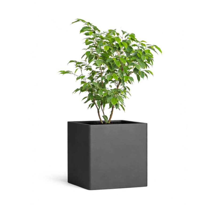 Кашпо CONCRETIKA КВАДРО 40x40x40 (МАРЕНГО)