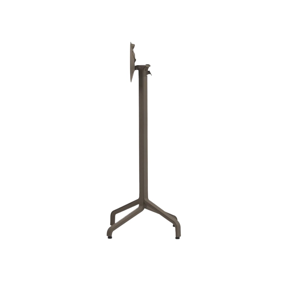 BASE FRASCA HIGH FOLDING, подстолье металлическое барное складное (tabacco/табак)
