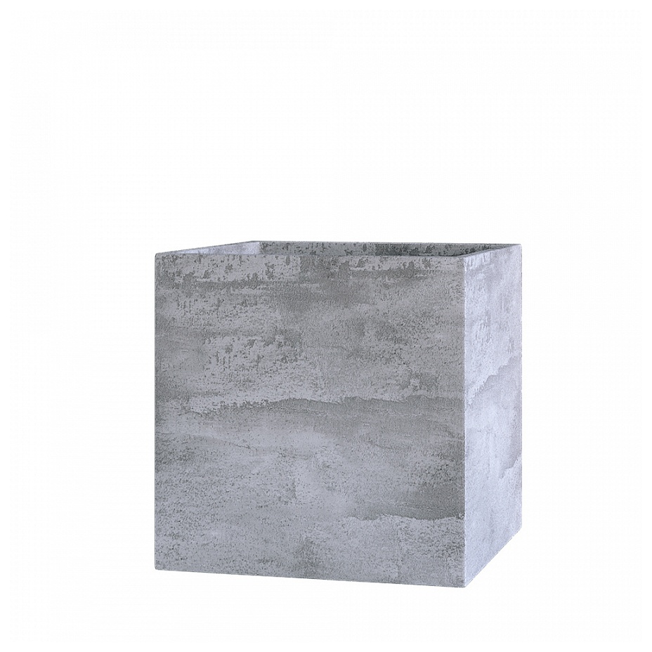 Кашпо CUBE (40x40x40, CONCRETE GREY LIGHT)