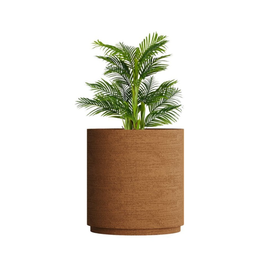 Кашпо CYLINDER XL (100x105, EROSIA OCHRE)