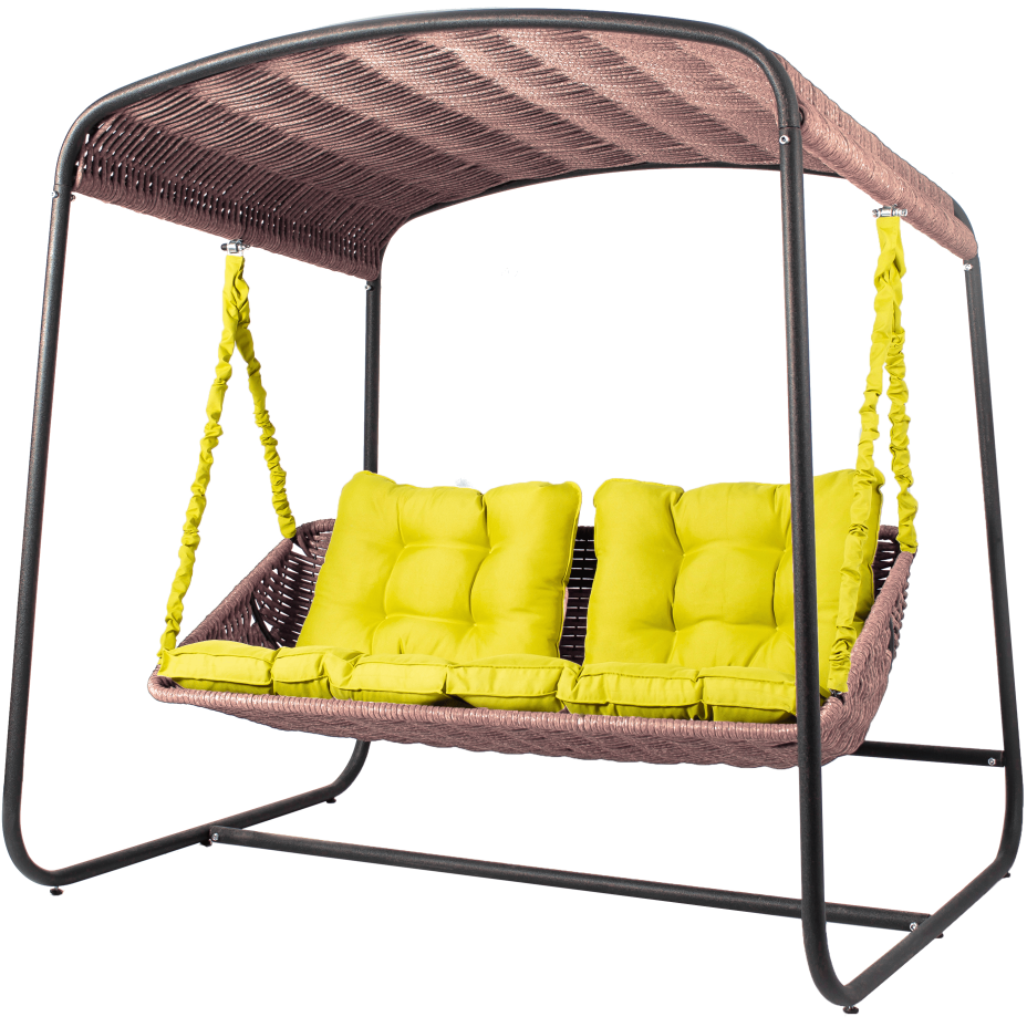 Диван подвесной со стойкой DeckWOOD Sky bed lite (светло-розовый)