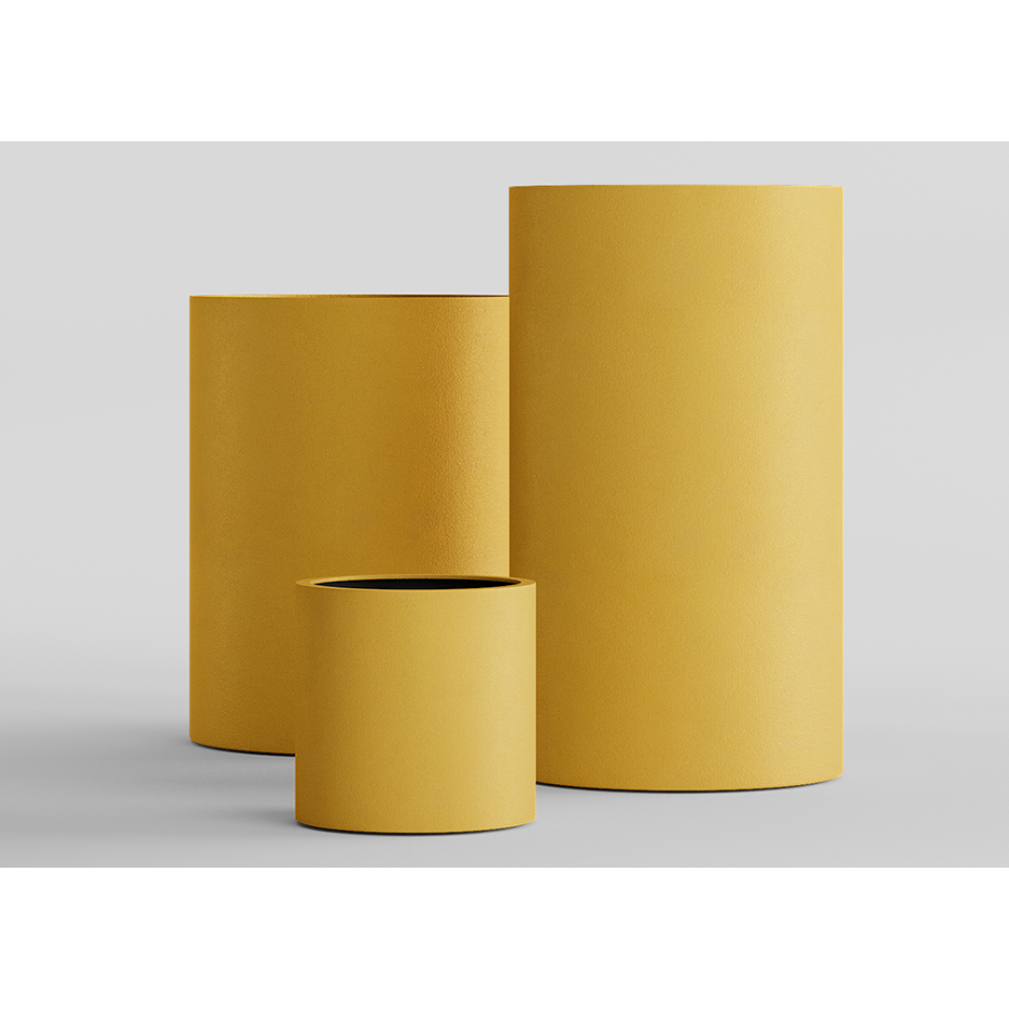 Кашпо CYLINDER (45x80, GOLD)