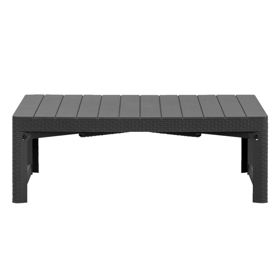 LYON TABLE RATTAN, раскладной стол (графит)