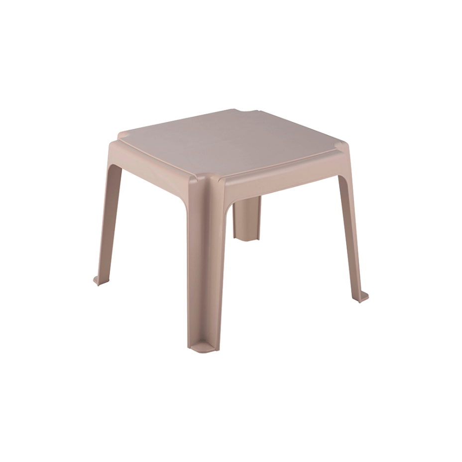 ЭЛЛАСТИК, столик для шезлонга пластиковый (капучино)