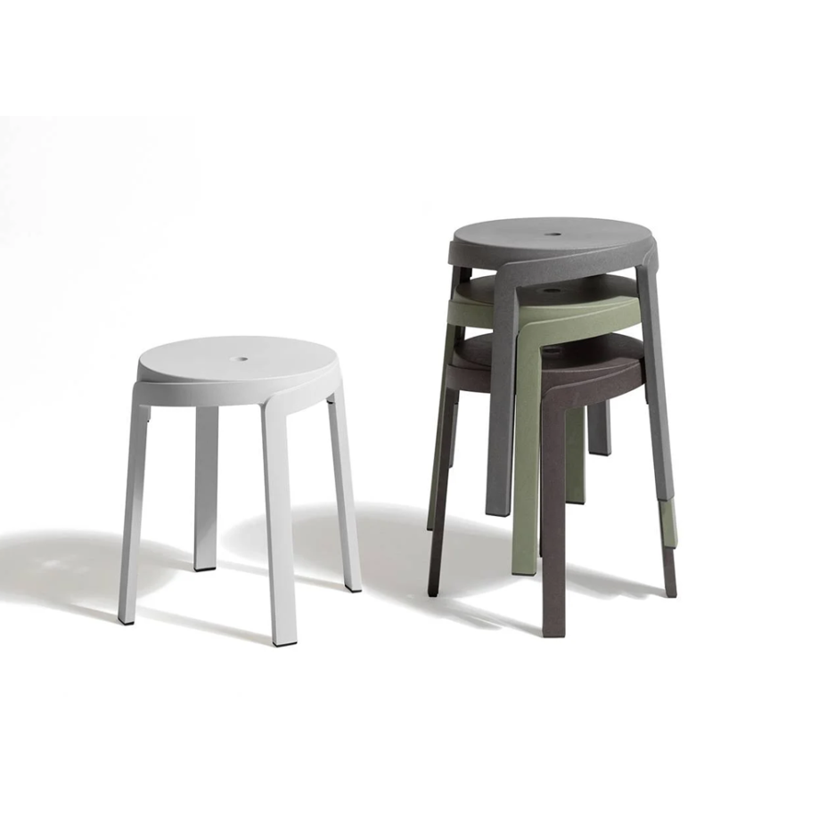 Stack Mini, табурет из переработанного пластика (basalto/базальт)