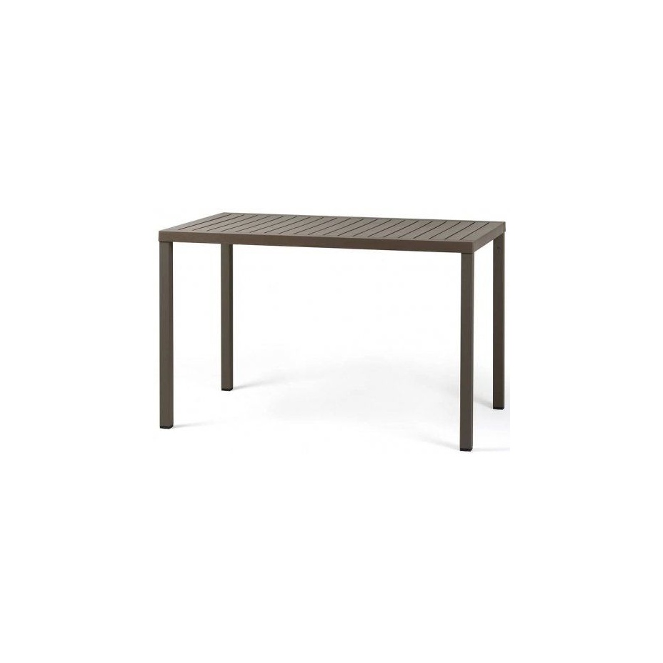 Cube, стол пластиковый обеденный 120x70 см (tabacco/табак)