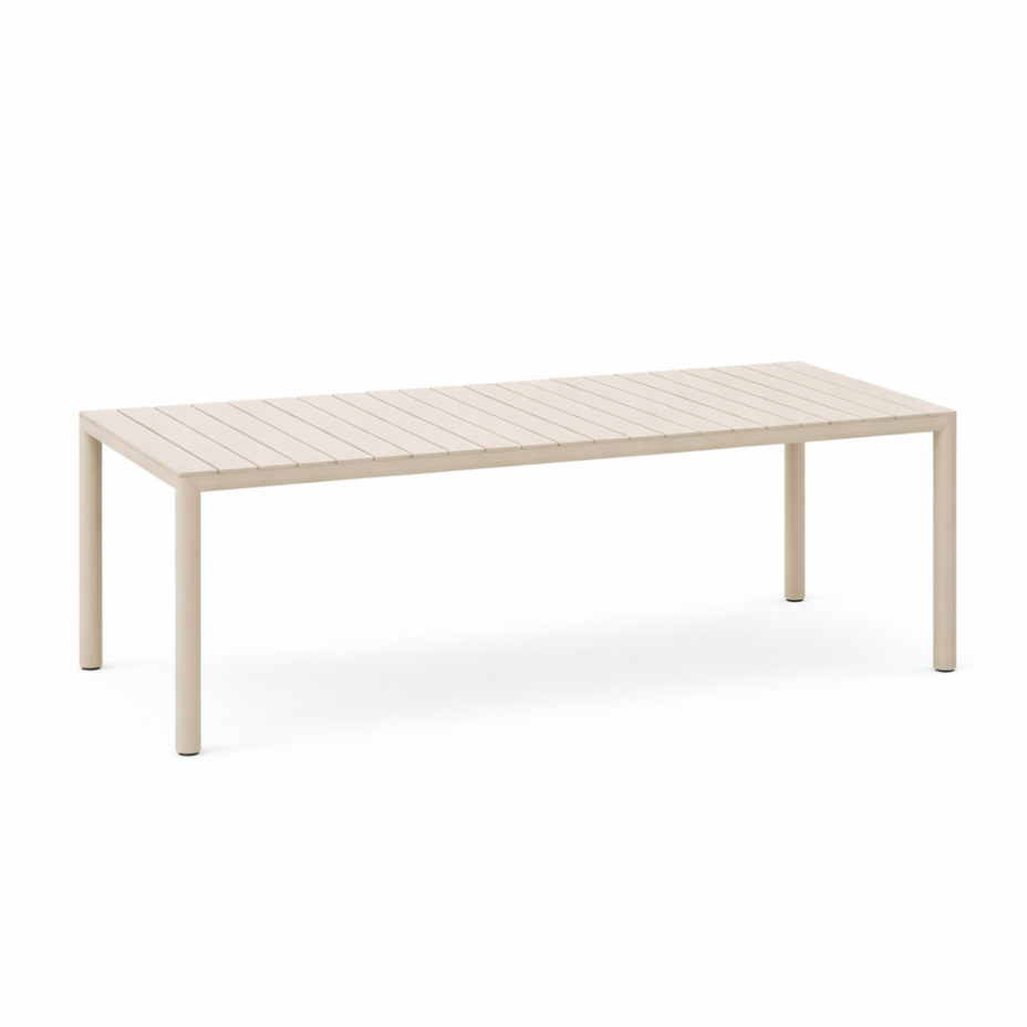 Tevere 210 Extensible, стол металлический раздвижной 211 - 275 см (corda/бежевый)