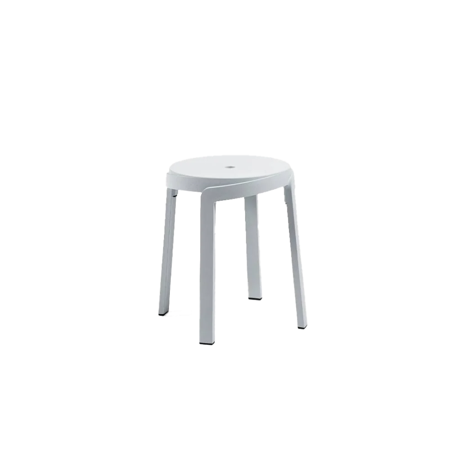 Stack Mini, табурет из переработанного пластика (gesso/гессо)