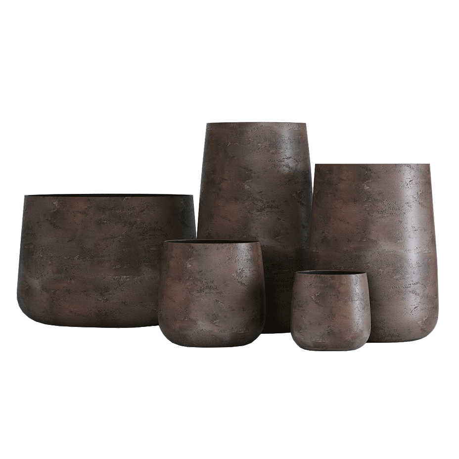 Кашпо CONE (38x41, TAUPE CONCRETE)