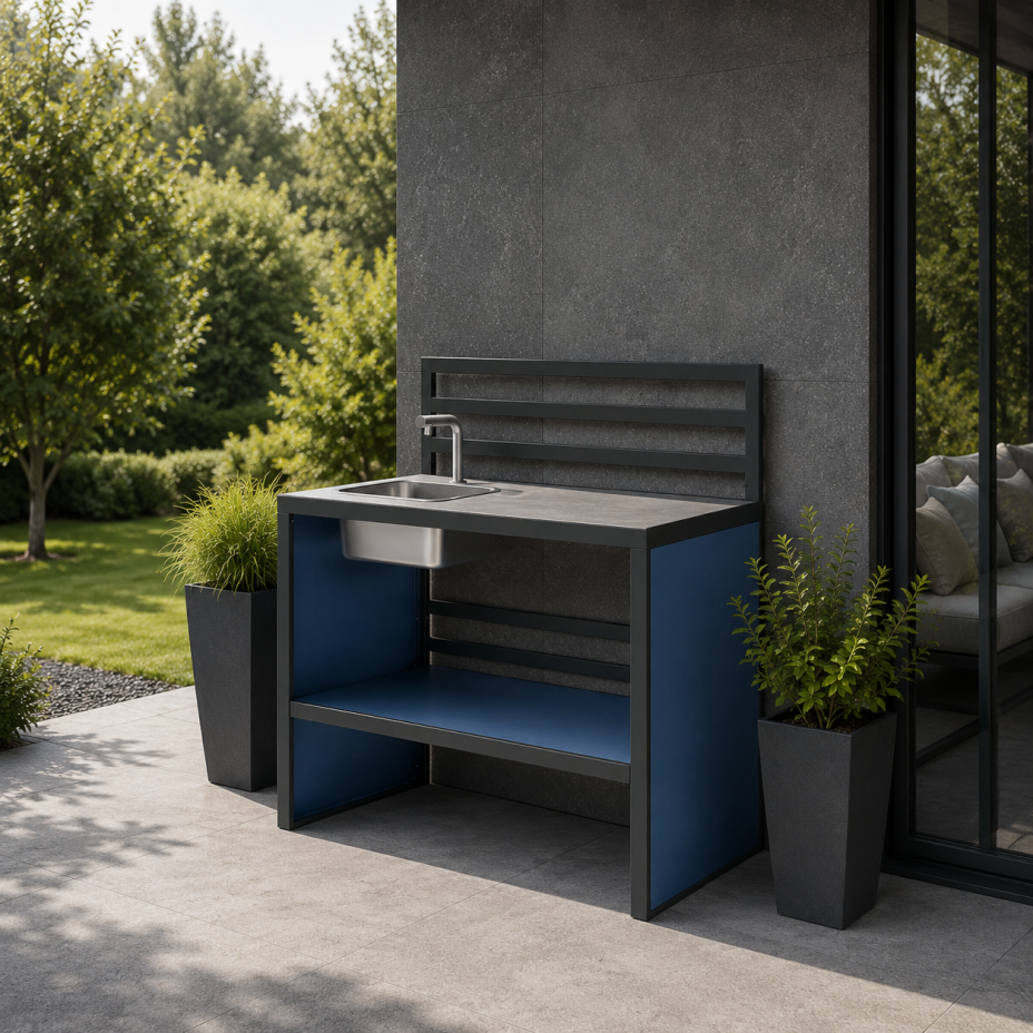 Кухня EMOLUMENTUM KITCHEN.MODEL 01 (голубой)