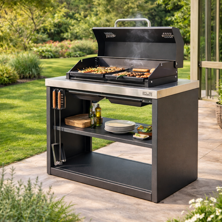 Модуль уличной кухни SMART-1200 Мангал-термо Helios