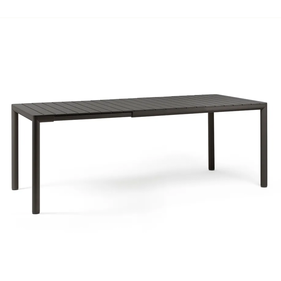 Tevere 147 Extensible, металлический раздвижной стол 147-211 см (antracite/антрацит)