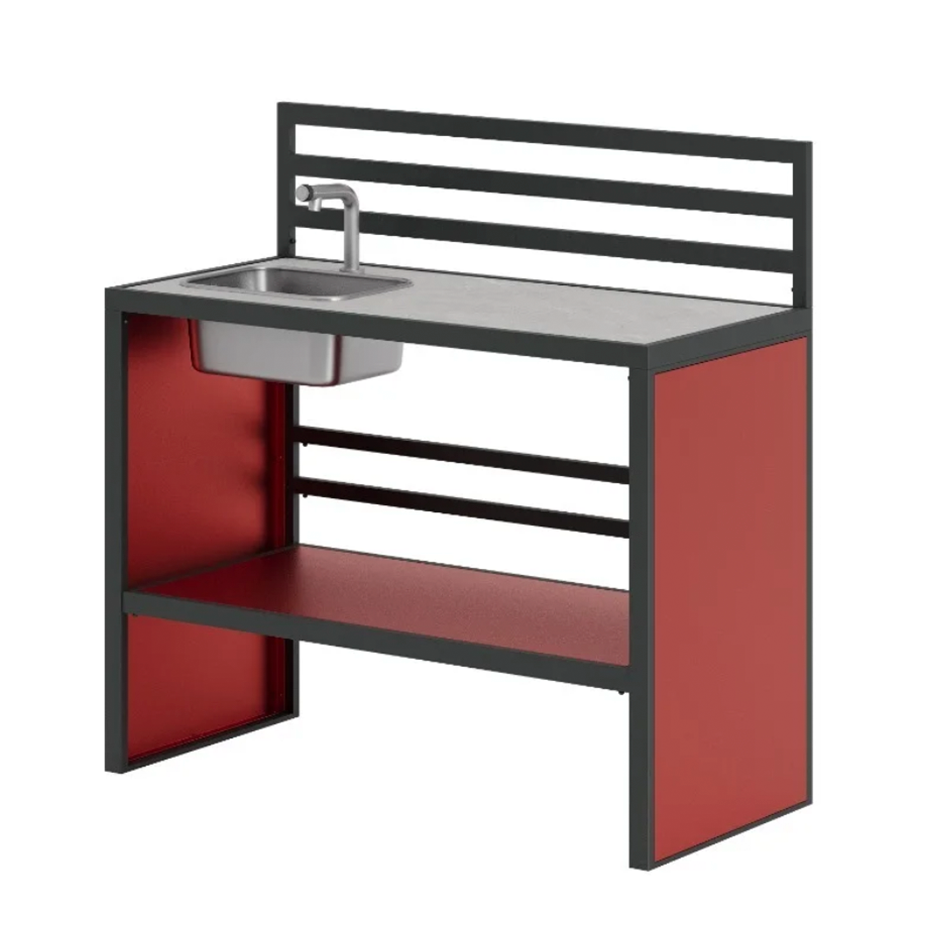 Кухня EMOLUMENTUM KITCHEN.MODEL 01 (красный)