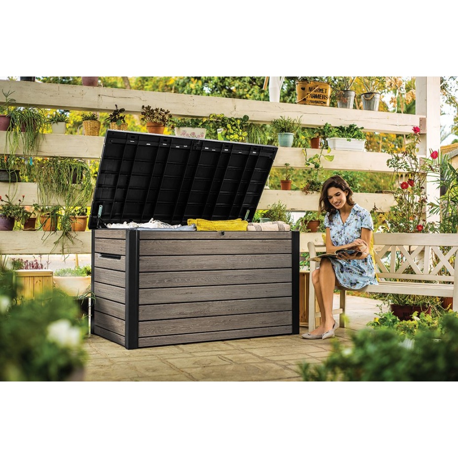 Сундук Деко 870л (Deco deck 870 L Ashwood) (светло-коричневый)