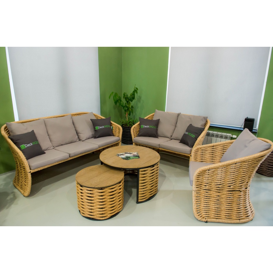 Стол Dual DeckWood (D75 + D50) (песочный)