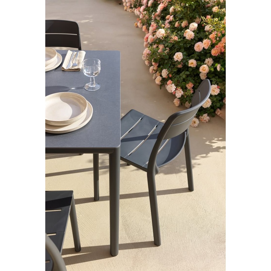 CASSIA BISTROT, стул обеденный пластиковый (antracite/антрацит)