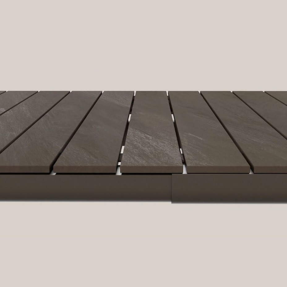 Tevere 210 Extensible, стол металлический раздвижной 211 - 275 см (terra/терра)