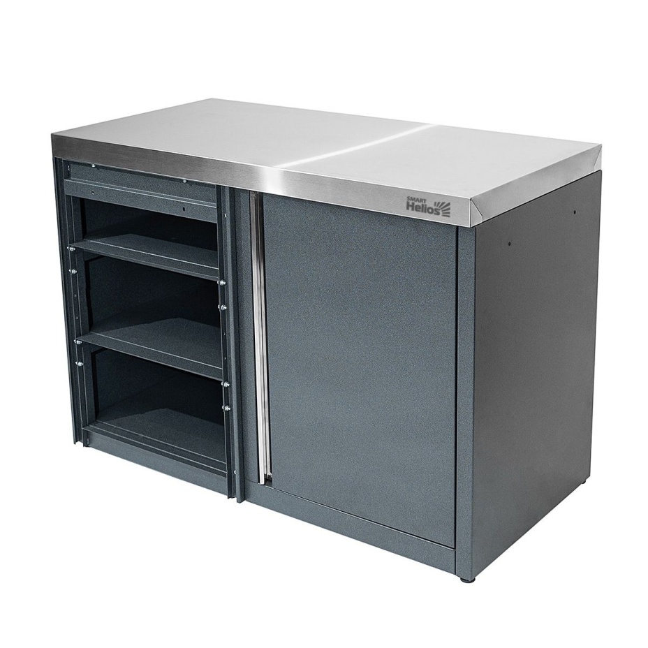 Модуль уличной кухни SMART-1200 Шкаф угловой универсальный Helios