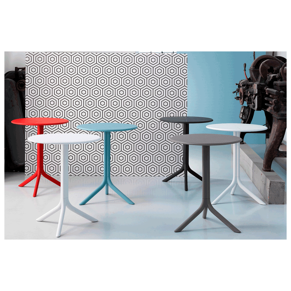 SPRITZ + SPRITZ MINI, стол пластиковый (rosso/красный)
