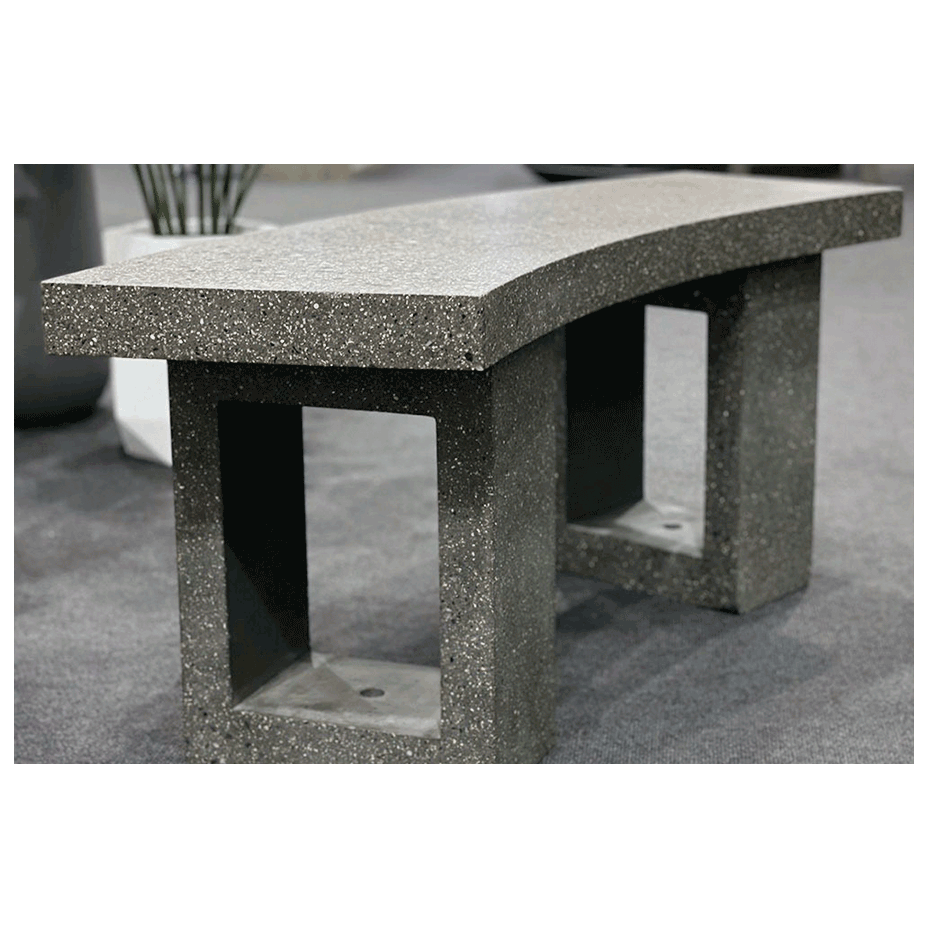 Скамья бетонная полукруглая (SKM110)