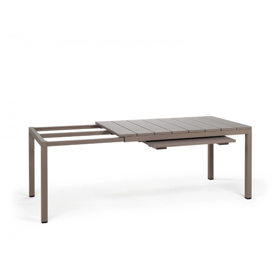 RIO 140 EXTENSIBILE, стол пластиковый раздвижной 140 - 210 см (tortora/тортора)