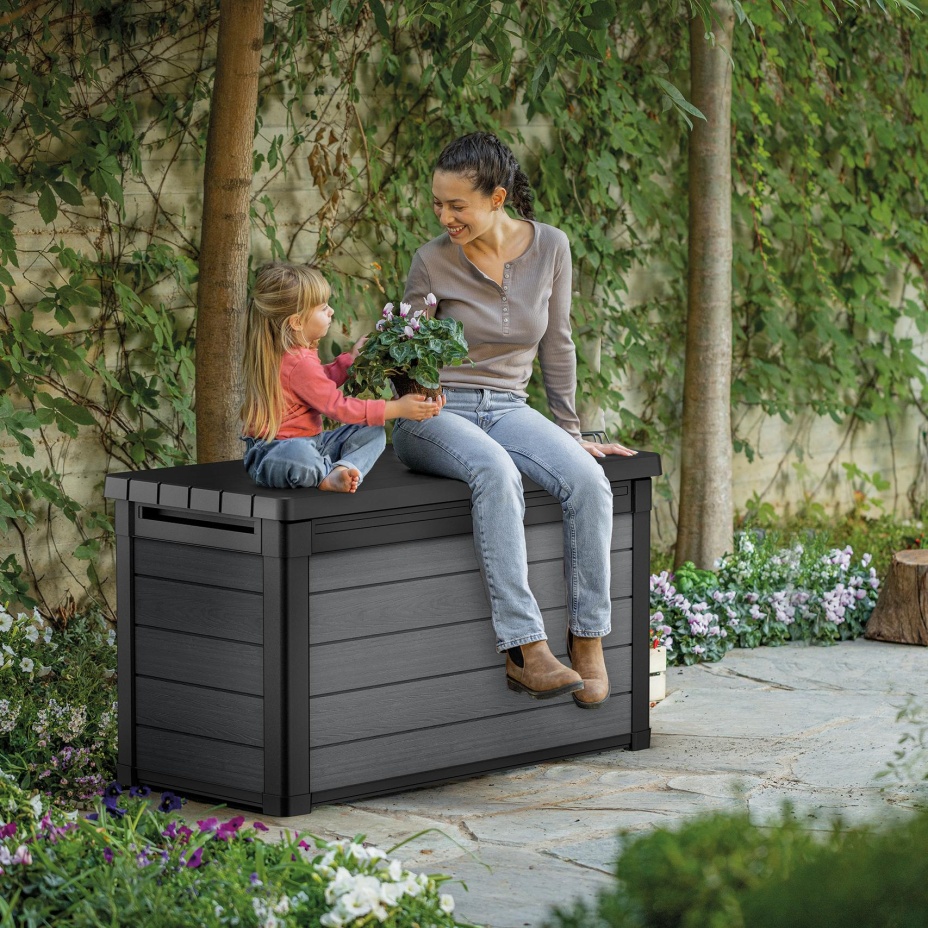 Сундук Кортина (Cortina box 380L) 380л( графит) (графит)