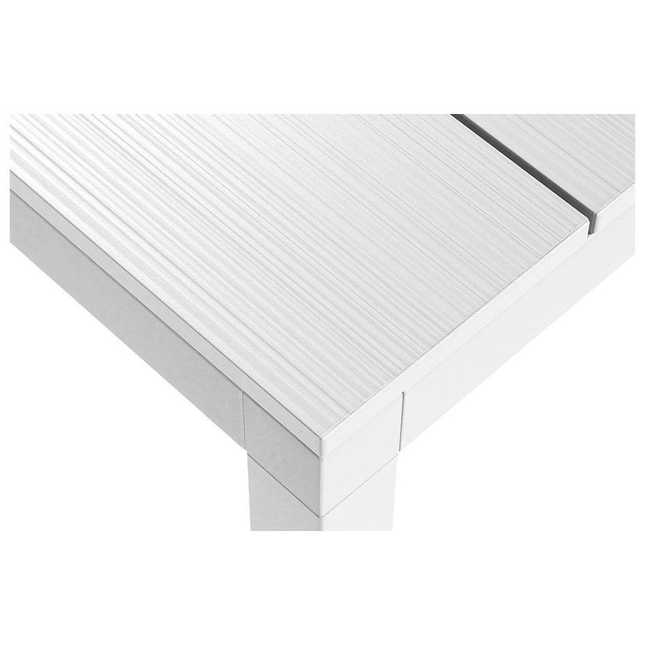 RIO ALU 210 EXTENSIBILE, стол металлический раздвижной 210 - 280 см (bianco/белый)