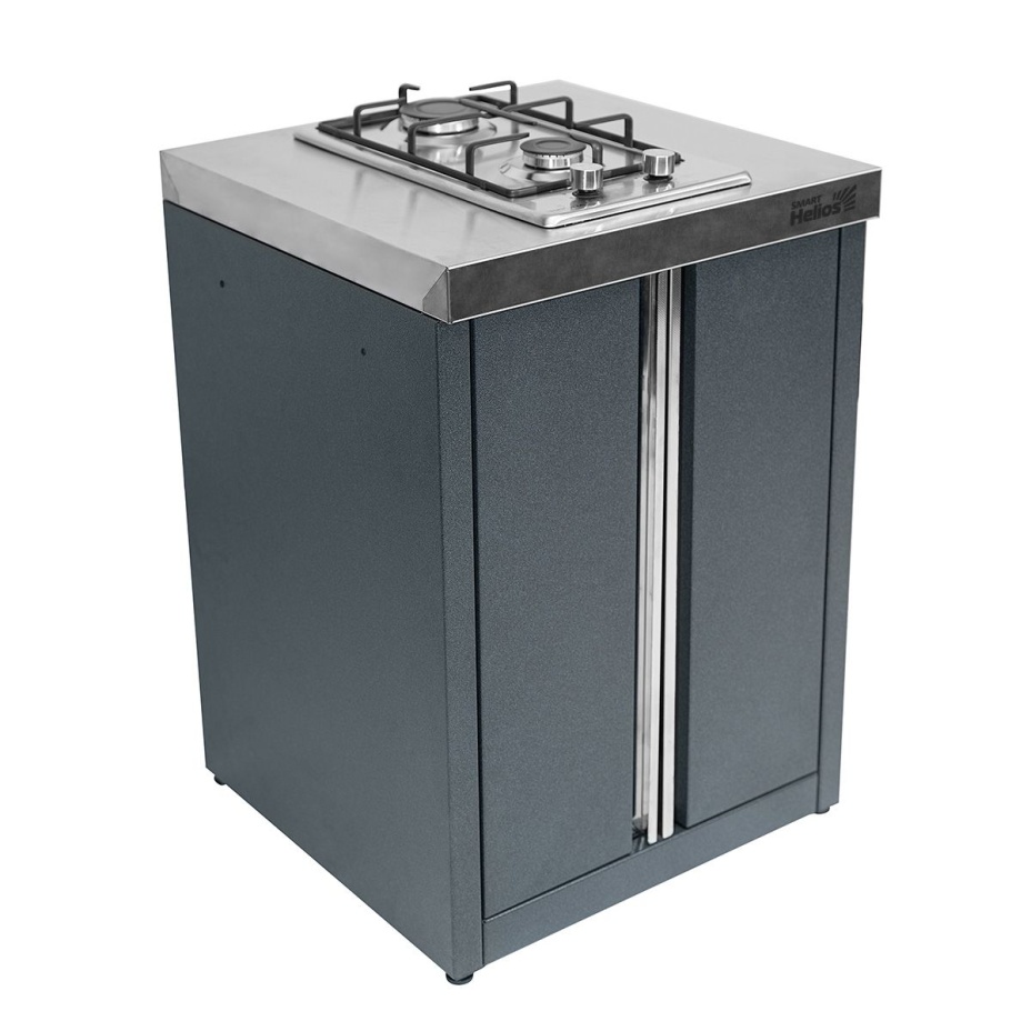 Модуль уличной кухни SMART-600 Шкаф c варочной поверхностью Helios
