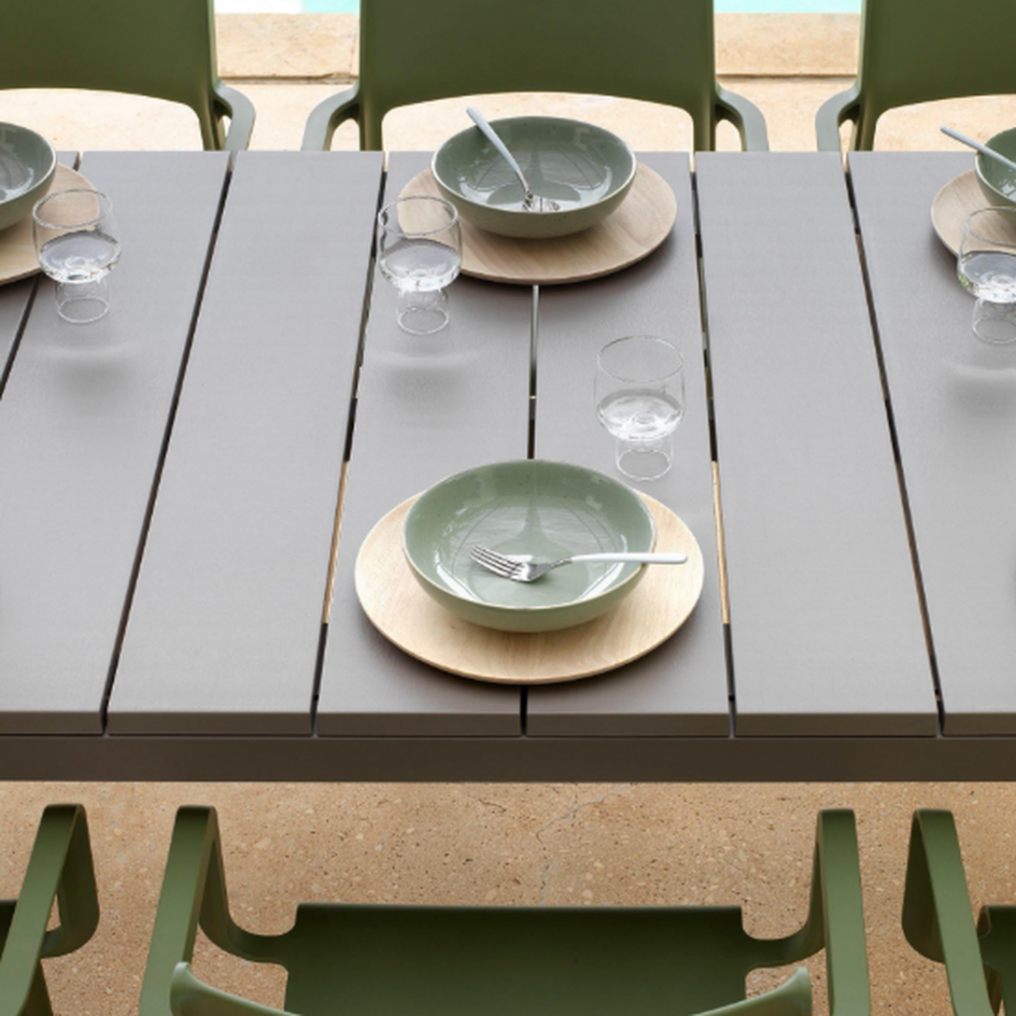 RIO 140 EXTENSIBILE, стол пластиковый раздвижной 140 - 210 см (tortora/тортора)