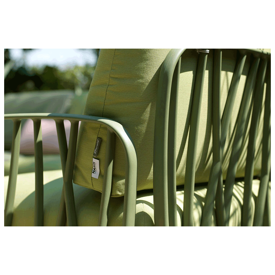 KOMODO POLTRONA, лаунж-кресло (agave/агава, подушка джунгли Sunbrella)