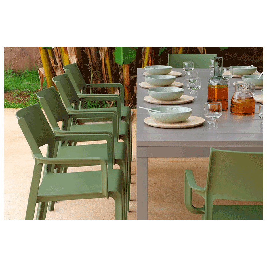 TRILL ARMCHAIR, кресло пластиковое (agave/агава)