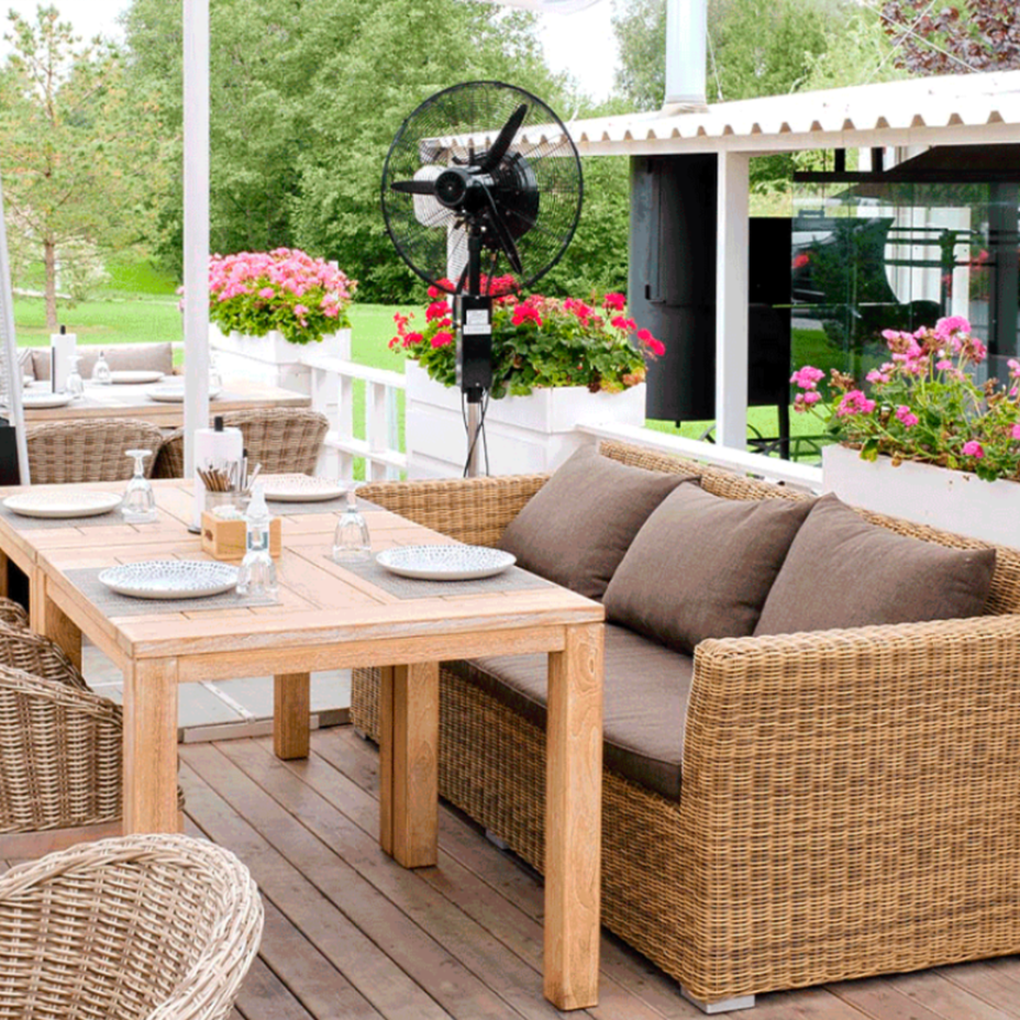 КАПУЧИНО, плетеный диван трехместный (соломенный)