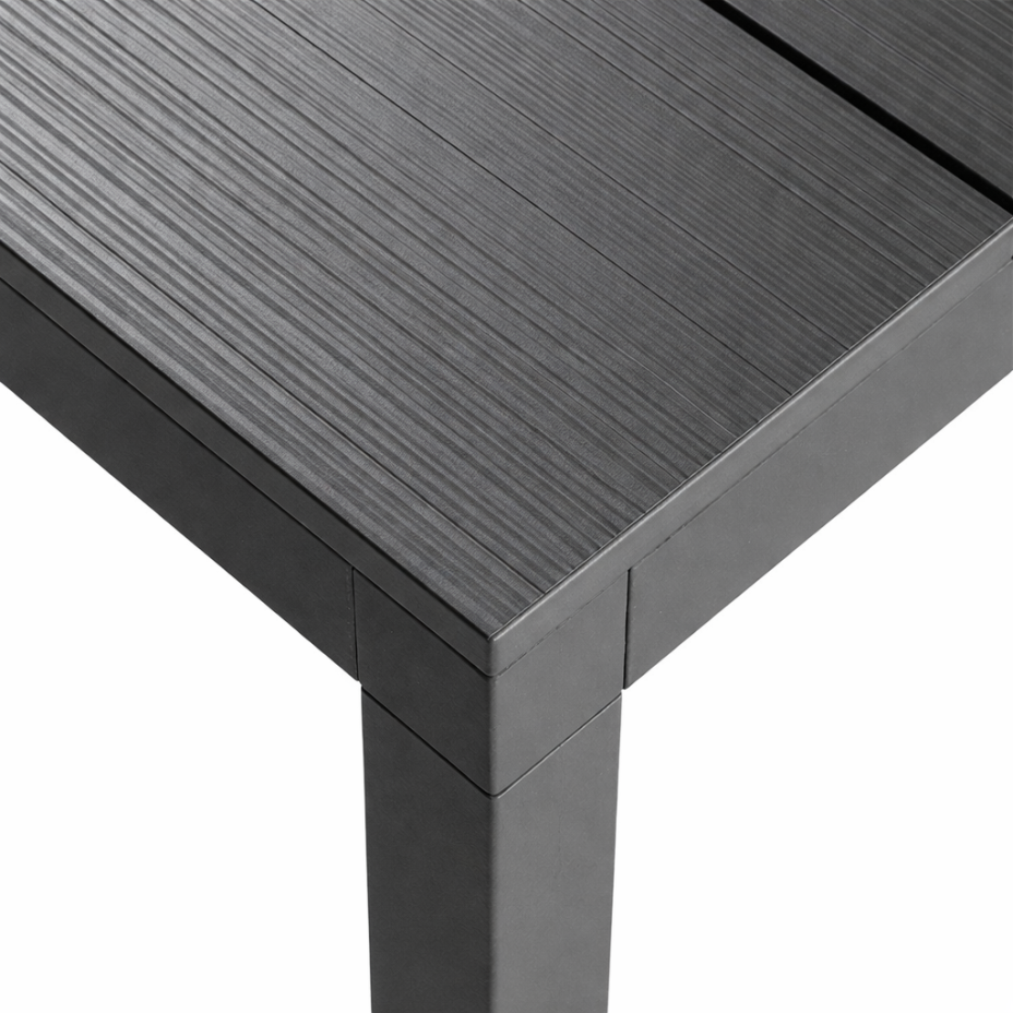 RIO ALU 210 EXTENSIBILE, стол металлический раздвижной 210 - 280 см (antracite/антрацит)