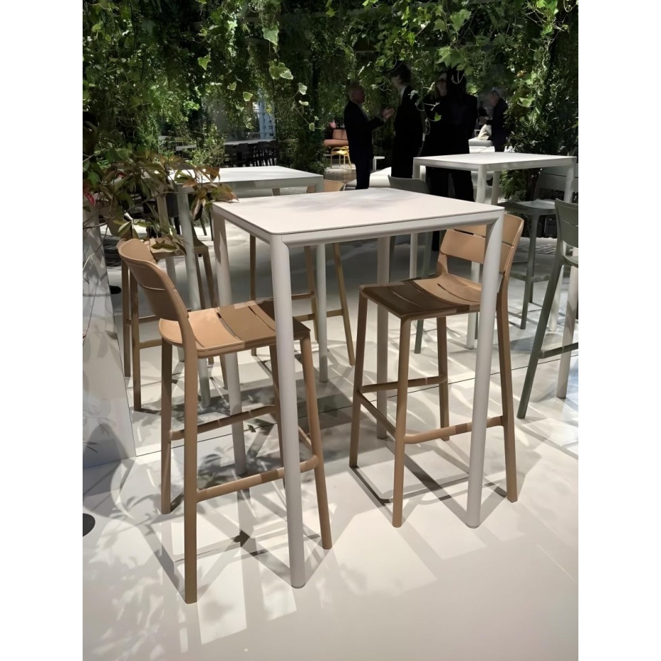 CASSIA STOOL, стул барный пластиковый (cappuccino/капучино)