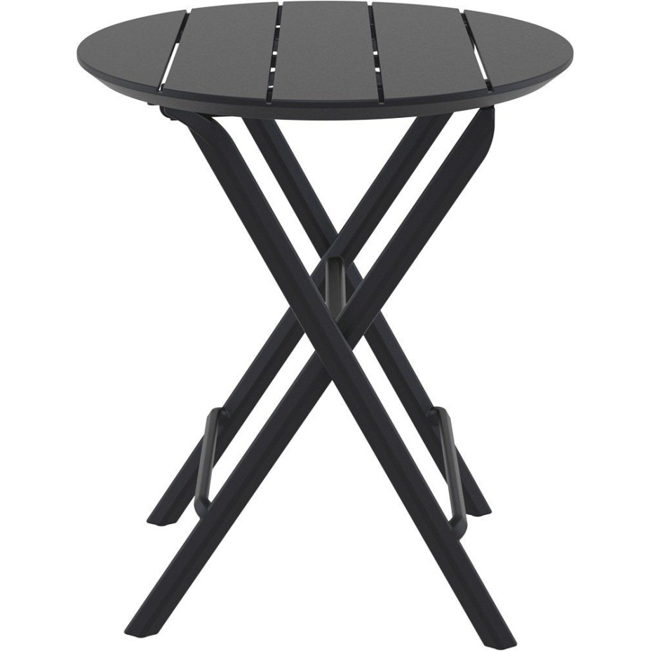 Helen Folding Table Ø60, стол складной круглый (черный)