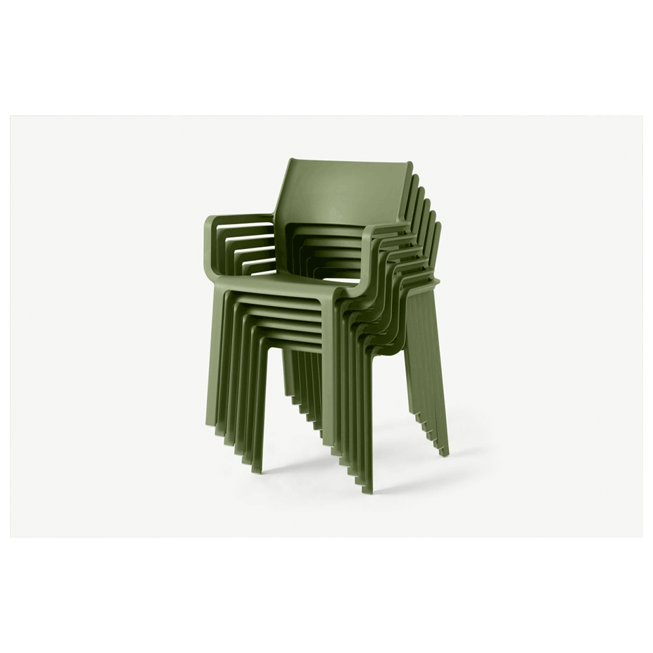 TRILL ARMCHAIR, кресло пластиковое (agave/агава)