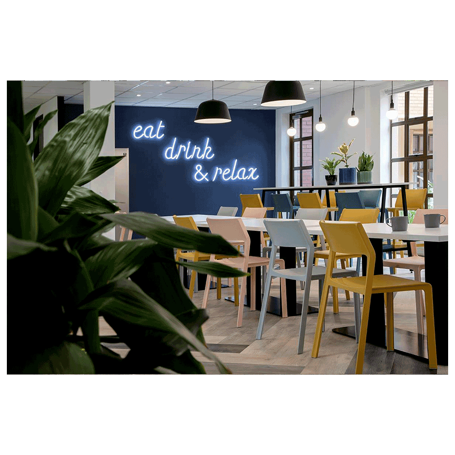 TRILL BISTROT, стул пластиковый (rosa bouquet/букет роз)