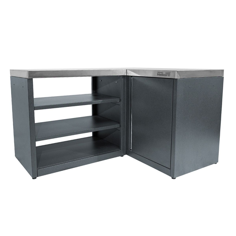 Модуль уличной кухни SMART-1200 Шкаф угловой универсальный Helios