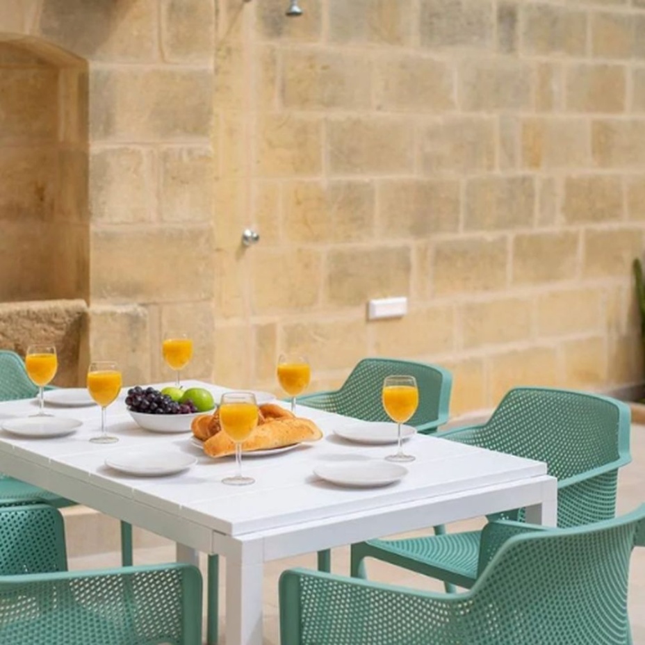 RIO 140 EXTENSIBILE, стол пластиковый раздвижной 140 - 210 см (bianco/белый)