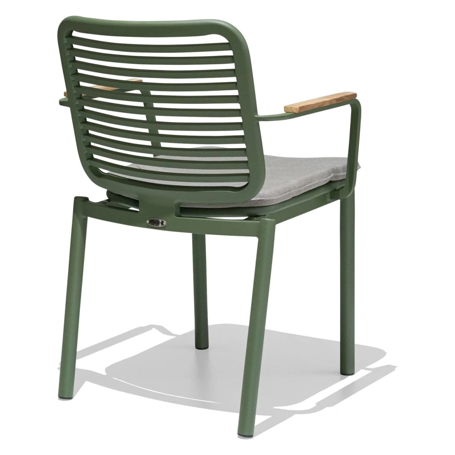 Кресло металлическое с подушкой Armona (Green)