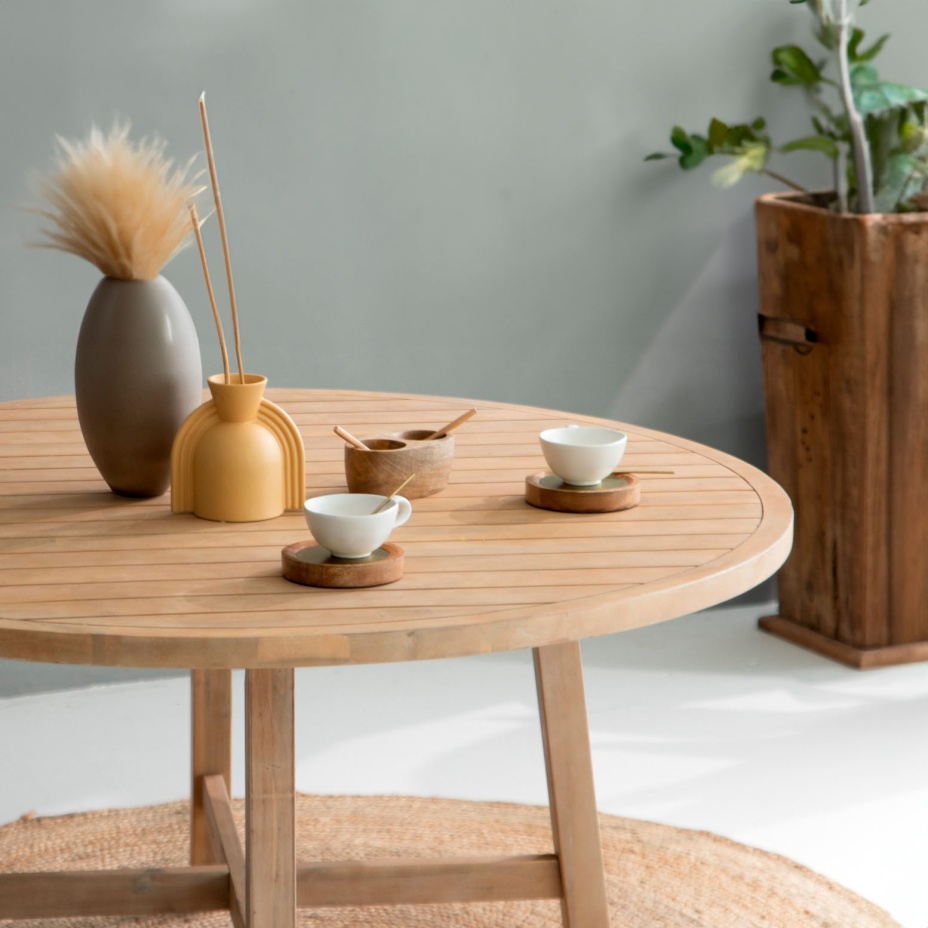 Комплект деревянной мебели Rimini с круглым столом на 6 персон