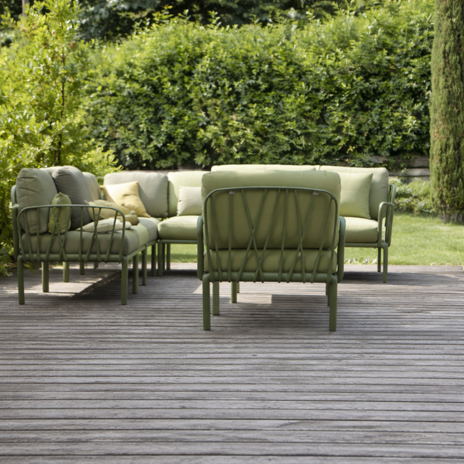 KOMODO POLTRONA, лаунж-кресло (agave/агава, подушка джунгли Sunbrella)