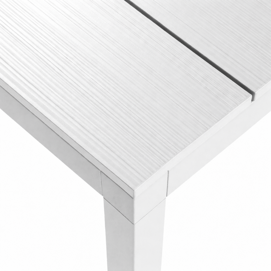 RIO ALU 140 EXTENSIBILE, стол металлический раздвижной 140 - 210 см (bianco/белый)