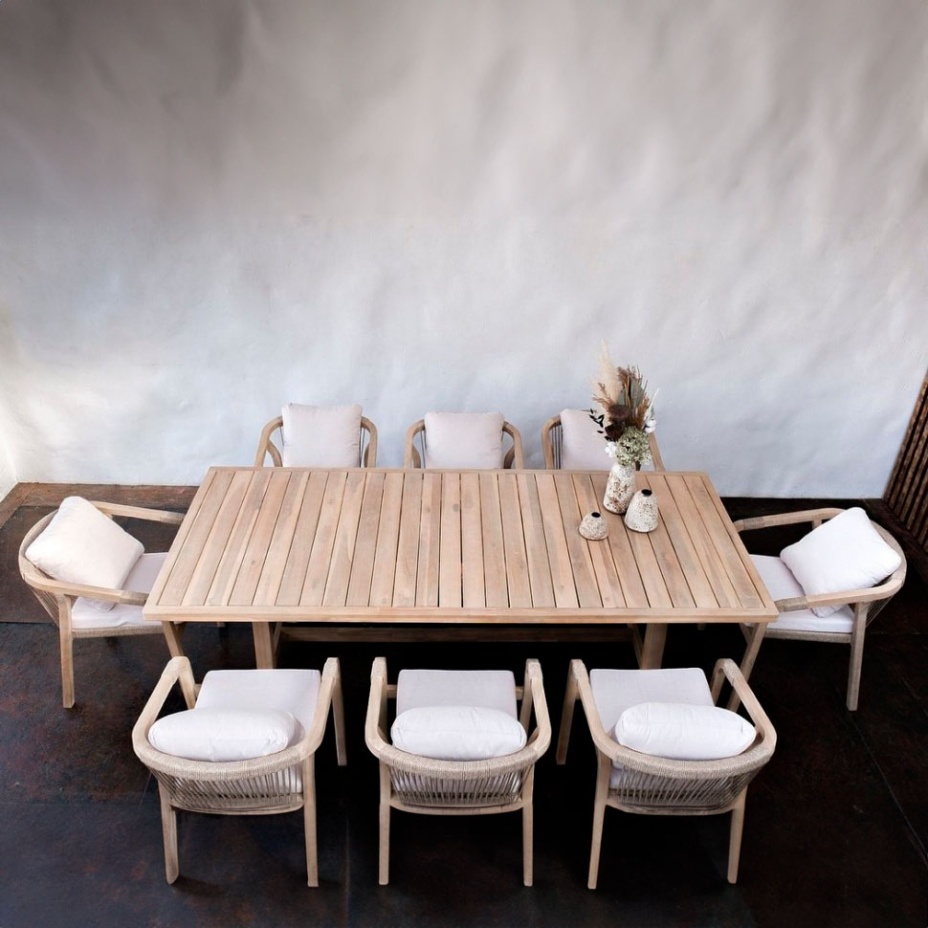 Комплект обеденный деревянной мебели Ravona на 8 персон