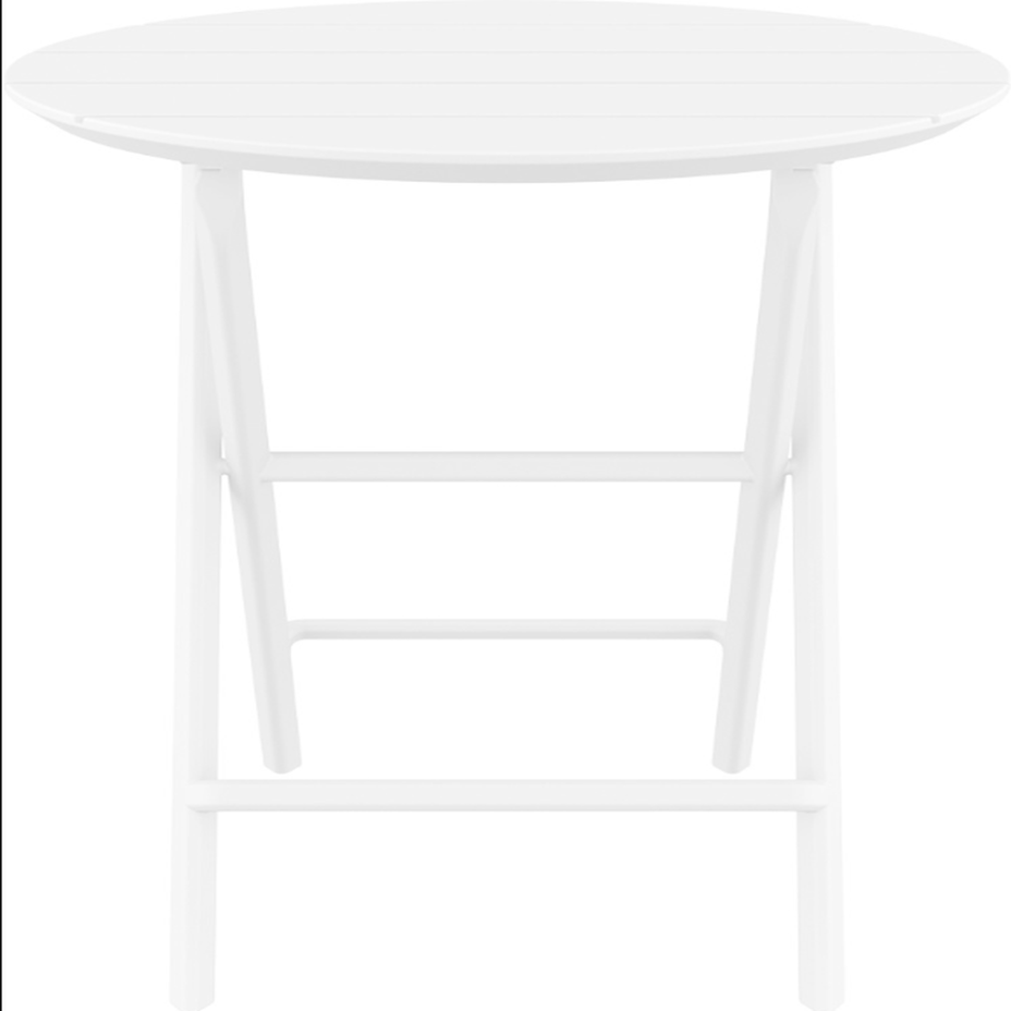 Helen Folding Table Ø60, стол складной круглый (белый)