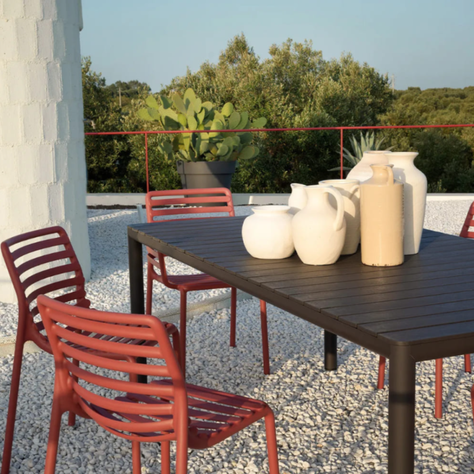 Tevere 210 Extensible, стол металлический раздвижной 211 - 275 см (antracite/антрацит)